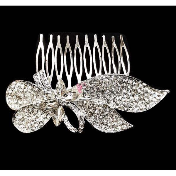 Accesoriu modern pentru decor par CA009 cu cristale